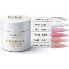 Fontenay Dubai Profesyonel Builder Gel Crystal Series 50ML 3401 Milk