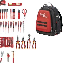 Milwaukee Packout Sırt Çantalı Elektrikçi Seti 76 Parça -  4932498407