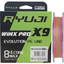 Ryuji Winx Pro X9 300MT 0.14MM Ip Misina Multi Color