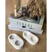 CasadiDuck Dairesel Tealight Mumluk/şamdanlık 4’lü 14-7 cm