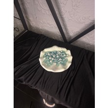 Incili Jel ve Doğal Soya Mum - Özel Tasarım Taş Saksı Dekoratif Mum