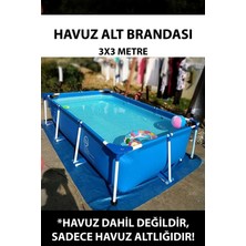 intex Kare Havuz Alt Koruma Brandası 300X300 Cm, Güvenli ve Dayanıklı Koruma