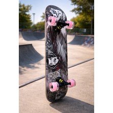 PremiumPort Işıklı Silikon Teker Zımparalı Profesyonel Kaykay