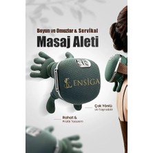 Ensiga Şarjlı Gerçek El Hisli Masaj Aleti | Boyun ve Omuzlar & Servikal Masaj Cihazı