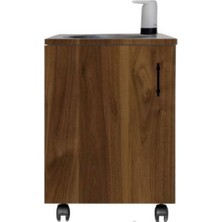 Visnes Mobil Seyyar Lavabo Ünitesi Fizyoterapist Kreş Yeni Yönetmeliğe Uygun Şarjlı Model Koyuceviz