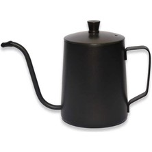 Epinox Ev Baristası Kahve Gooseneck Kettle - Çelik Kahve Demleme Dripper Kettle - Paslanmaz Çelik - 600 ml