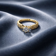 Xuping Kadın 14 K Xupıng Tek Taş Yüzük