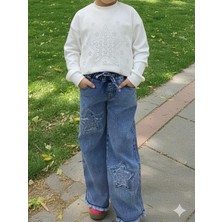 AYLAABEBE Yıldız Desenli Kız Çocuk Takım