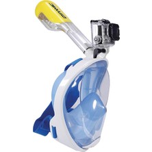 PremiumPort Tam Yüz Şnorkel Dalış Maskesi ve Aksiyon Kamerası Aparatı