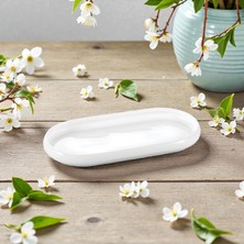 Mien Mie POR25073 Sunumluk Porselen Oval Büyük