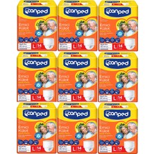 Canped Emici Külot Büyük L (Large) 126 Adet Hasta Bezi 110-150 cm