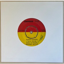 Mehmet Mutlu Yağar Yağmur - Çatı Kemer 45 Lik Plak (Orijinal Dönem Baskı)