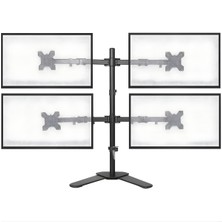 CoverZone 15-33 Inç 4 Kollu Pivot Monitör Kolu,tek Kol 8 Kg, Stant TABAN,360° DÖNER,VESA,M07