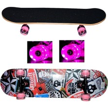 PremiumPort Işıklı Silikon Teker Kaykay No:5, Eğlence ve Hareket Dolu Keyifli Anlar