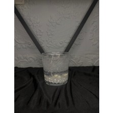 Lilith Candles Dekoratif Simli Bardak Mum - Işıltılı Jel & Soya Tasarım Mum - Romantik Hediyelik