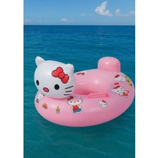 PremiumPort Renkli Desenli Oturaklı Çocuk Simidi, 0-5 Yaş Için Güvenli ve Eğlenceli