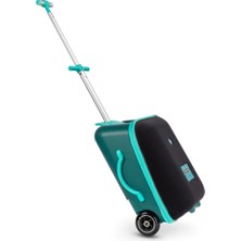 Feyza Design Rahat ve Şık Ride On Luggage Eazy Scooter Çanta, Doğa Yeşili Renk ile