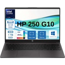 Hp 250 G10 B39W4AT I5-1334U 32 GB Ram Ddr4 1 Tb SSD 15,6" Full Hd Win 11 Pro Taşınabilir Notebook + Okatech Laptop Standı