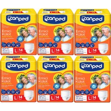 Canped Emici Külot Büyük L (Large) 84 Adet Hasta Bezi 110-150 cm