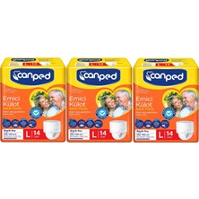 Canped Emici Külot Büyük L (Large) 42 Adet Hasta Bezi 110-150 cm