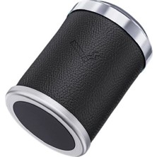 Life Tuning Işıklı Küllük Deri Kaplamalı-Basmalı Siyah / ICKU60