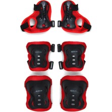 Feyza Design Siyah Paten Kaykay Scooter Bisiklet Güvenlik Koruyucu Seti Takımı