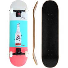 Feyza Design 8.0 Inç Profesyonel Tam Komple Kaykay Seti, Yüksek Performansli Kaykay