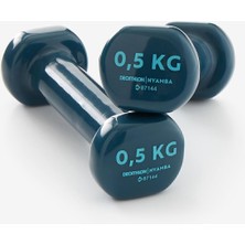 PremiumPort Iki Adet 0,5 kg Hafif Fitness Dambılı Mavi Set
