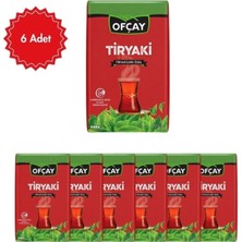 Ofçay Tiryaki Siyah Çay 1 kg X6 Adet | Geleneksel Dem, Yoğun Aroma