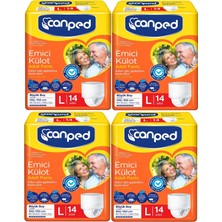 Canped Emici Külot Büyük L (Large) 56 Adet Hasta Bezi 110-150 cm