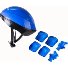 Feyza Design Koruyucu Kask Dirseklik Dizlik Takım Seti, Güvenli Spor Koruyucu Seti