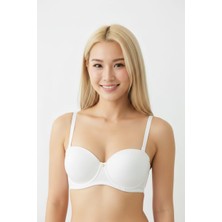 Pemilo Kadın 727 Desteksiz Içi Boş Kaplı Sütyen