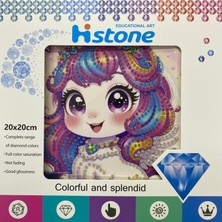 Elegantshop 5d Yapışan Boncuk Goblen Mozaik Tablo Pano 20*20 cm Sentor