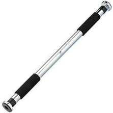 PremiumPort Bej Ithal Ayarlanabilir Krom Kapı Barfiks 60-100CM, Ev ve Spor Için Ideal