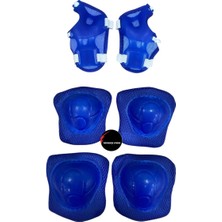 Feyza Design Çocuklar Için 6'lı Koruyucu Dizlik ve Dirseklik Seti, Güvenli ve Renkli Tasarım