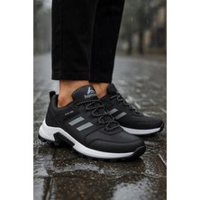 Zubiy Unisex Poli Taban Su Geçirmez Kışlık Spor Ayakkabı - Siyah Renk