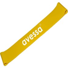 PremiumPort Sarı Renk Latex Aerobik Band, Hafif Dirençli Egzersiz Aleti