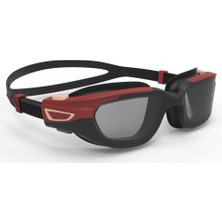 PremiumPort Nabaiji Büyük Boy Yüzücü Gözlüğü Siyah Kırmızı Füme Camlar