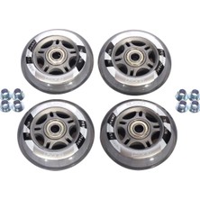 Feyza Design Silikon Teker Seti 4'lü, 64 Mm, Dayanıklı ve Çok Amaçlı Kullanım