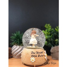 The Crystal Ball Papatya Temalı Kar Küresi