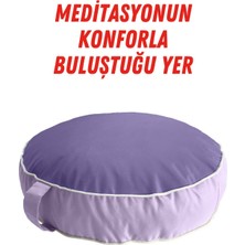 PremiumPort Su Geçirmez Yoga ve Meditasyon Minderi, Uv ve Güneş Dayanıklı Mor Lila