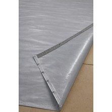 Branda Noktası Kornişli Balkon Branda Perdesi 230 Gr/m² Dokuma Naylon Su Geçirmez Uv Güneş Korumalı