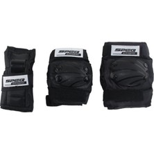 Feyza Design Yetişkin Bisiklet Dizlik, Dirsek ve Bileklik Seti, Spor ve Egzersiz Için