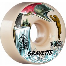 Feyza Design Kaykay Tekerlek Seti 52MM V2 Locks 99A, Pro Stf Gravette Spawn Tarz