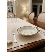 altabi Seramik Yemek Tabağı Dijital Baskılı Desen 6’lı Set 19 cm Şık Dekoratif