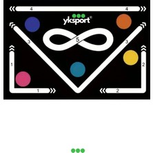 PremiumPort Futbol Antrenman Matı ve Eğitim Seti, Top Tekniği Geliştirme