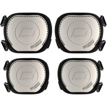 PremiumPort Scooter Koruyucu Set, Dizlik ve Dirseklik, Açık Gri, Güvenle Sürüş