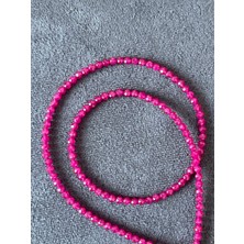 Aida Jewelss  Doğal Yakut Taşlı Zarif Gümüş Kilitli Doğal Taş Kolye