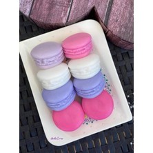 NİLCANDLE Renkli 6'lı Makaron Şeklinde El Yapımı Mum | Pastel Dekoratif Soya Mumu – Hediye ve Oda Dekorr