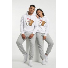 Nevermind Unisex Oversize Hoodie Kalpli Figür Baskılı